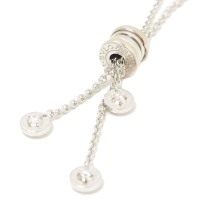 ブルガリ B-zero1エレメントダイヤモンドネックレス ホワイトゴールド