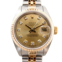 ロレックス デイトジャスト 79173G 10Pダイヤモンド レディース コンビ